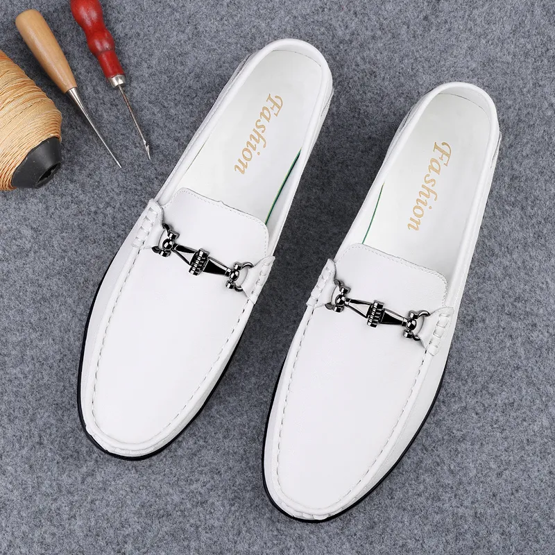 Mens Leather Loafers - Breathable, Comfortable, Rubber Sole  display picture 2