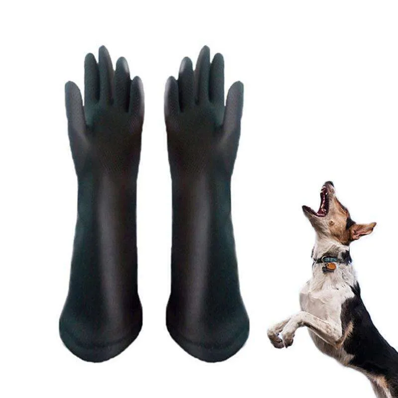 Pet Grooming Bite Gloves For Groomers Bite-Proof Pet Grooming