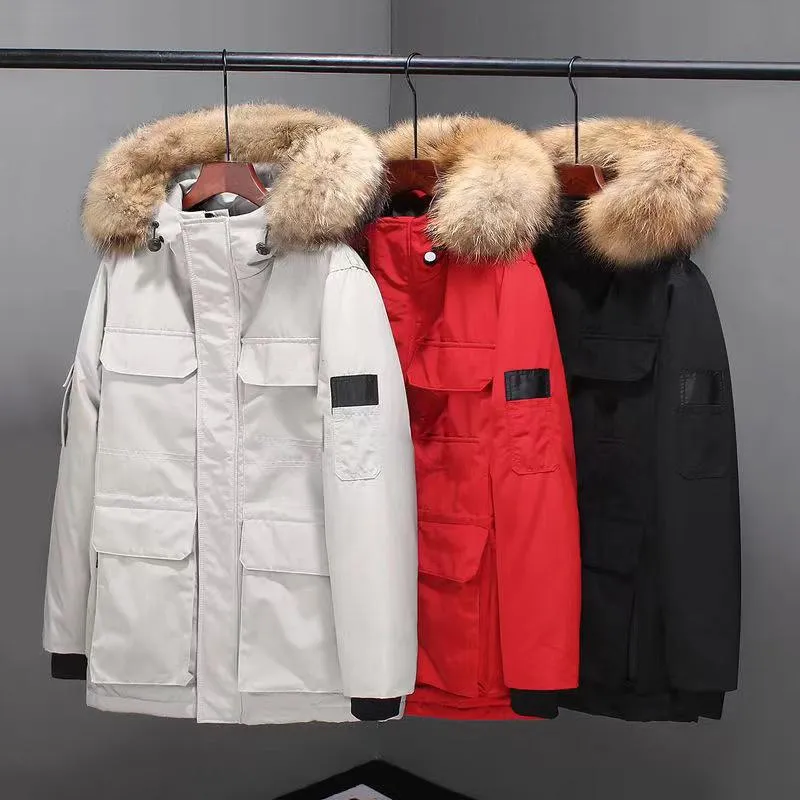 Newly launched winter northern designer vest hiking men's and women's windproof fashion hooded thickened down jacket_voghion.com