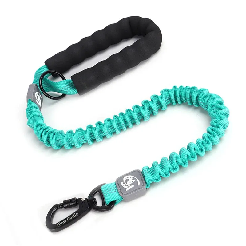 Bungee Dog Leash With Shock Absorption And Padded Handle For Dogs_voghion.com