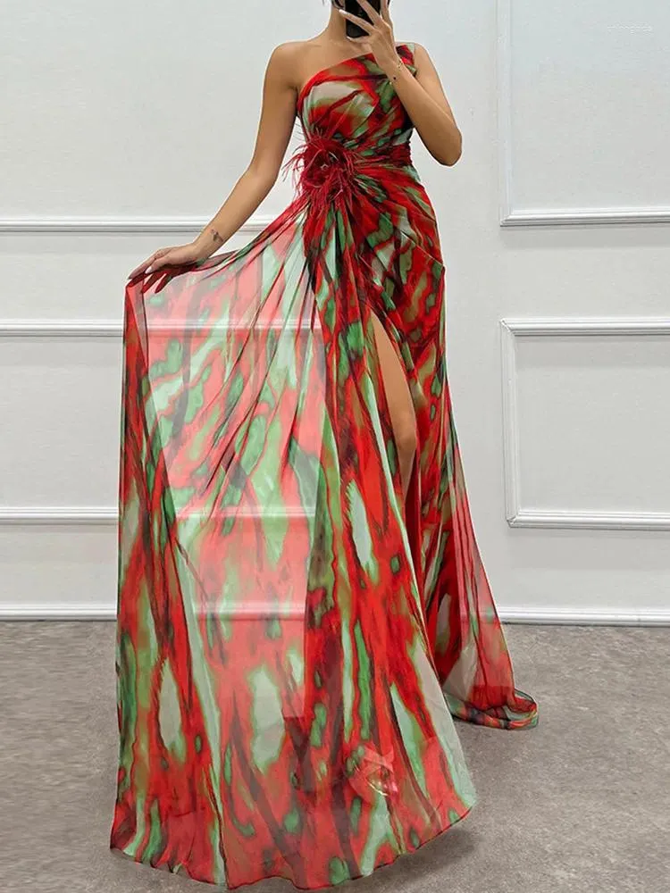 Women's Summer Backless Maxi Dress - Slim Fit, Patchwork, High Slit,  Elegant Party Dress from Dhgate Basic & Casual Dresses - price 52.37