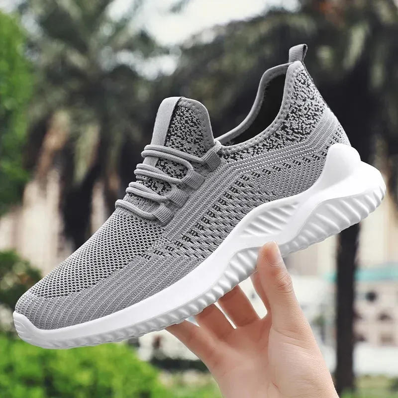 Breathable Men Shoes Fashion Comfortable Men Sneakers Lightweight Soft Sole Running Shoes Lace Up Men Sport Shoes Tenis Hombres From 22 54 DHgate
