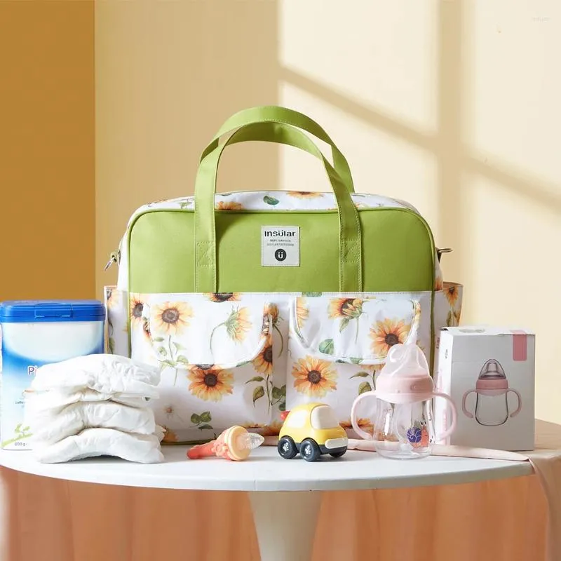 thumbnail image 2 of 1pc Baby Diaper Bag, Large Capacity Diaper Tote Bag, Travel 2 of 12