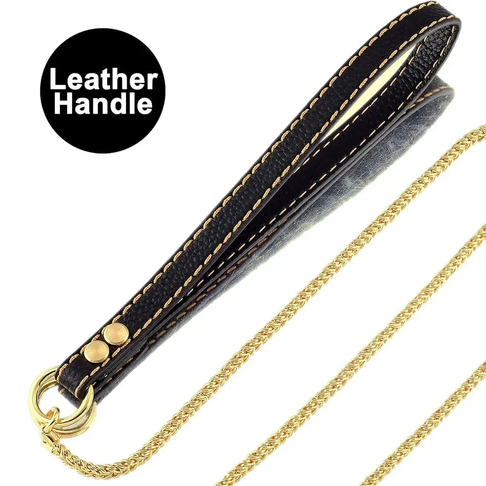 Chain Leash Chewy Leash Heavy Duty Dog Chain Leash Chew Proof