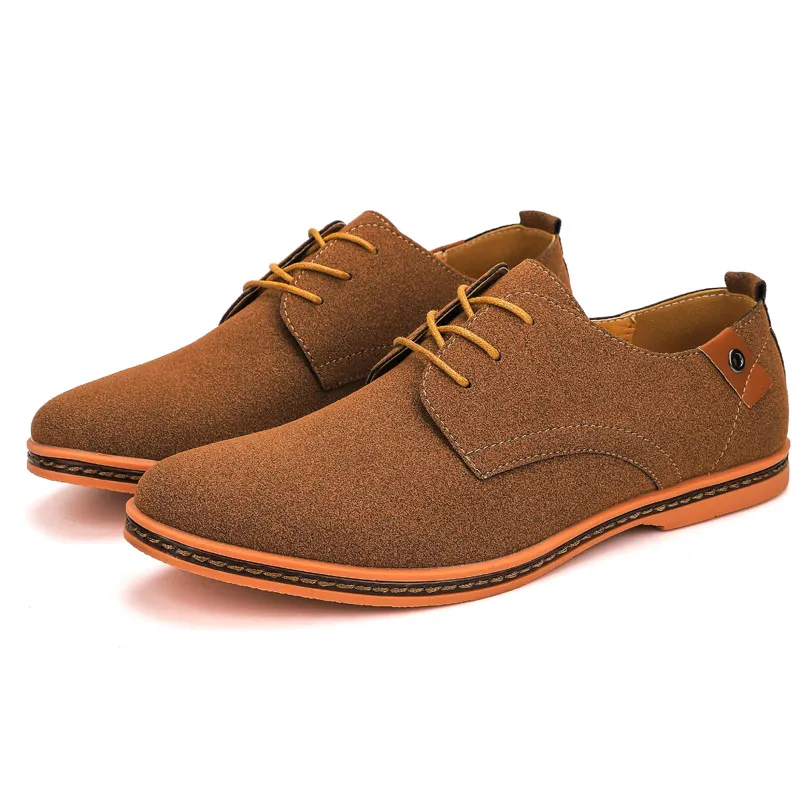 Mens Suede Leather Dress Shoes - Breathable & Stylish for  display picture 1