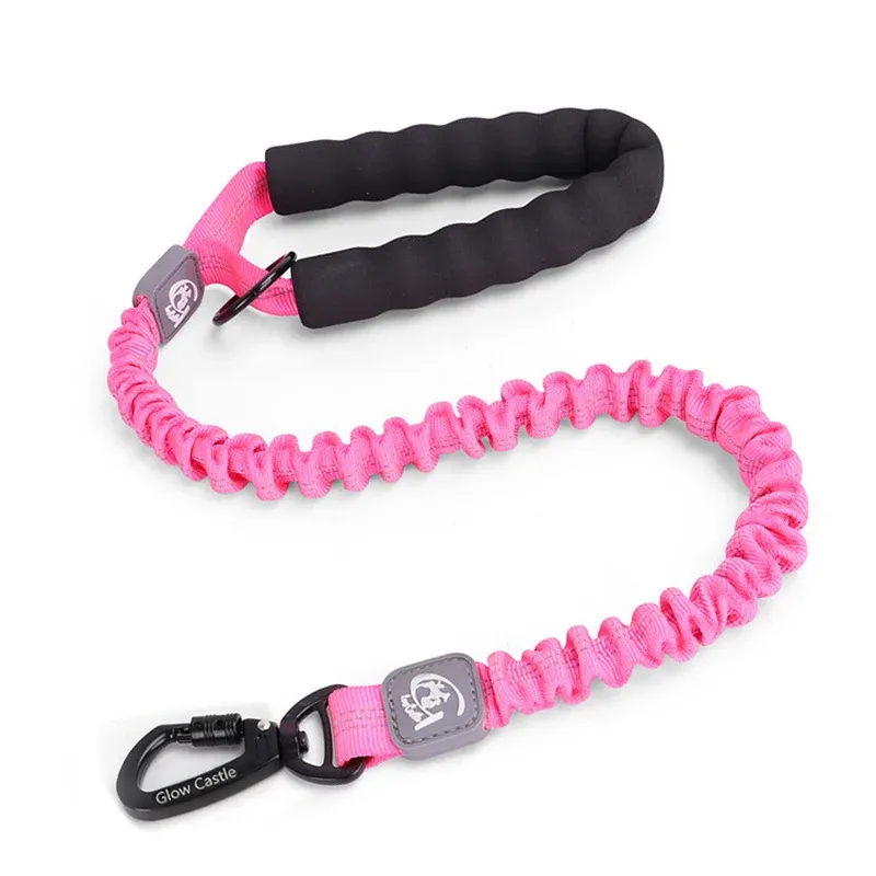 Bungee Dog Leash With Shock Absorption And Padded Handle For Dogs_voghion.com