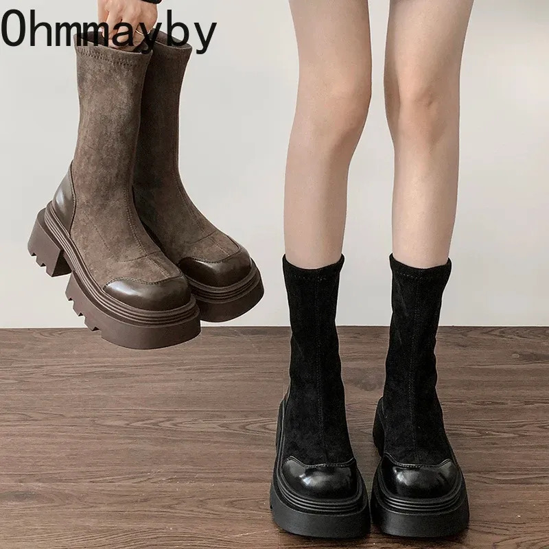low heels leather women short set feet boots for autumn C115 low heels leather women short set feet boots for autumn C115