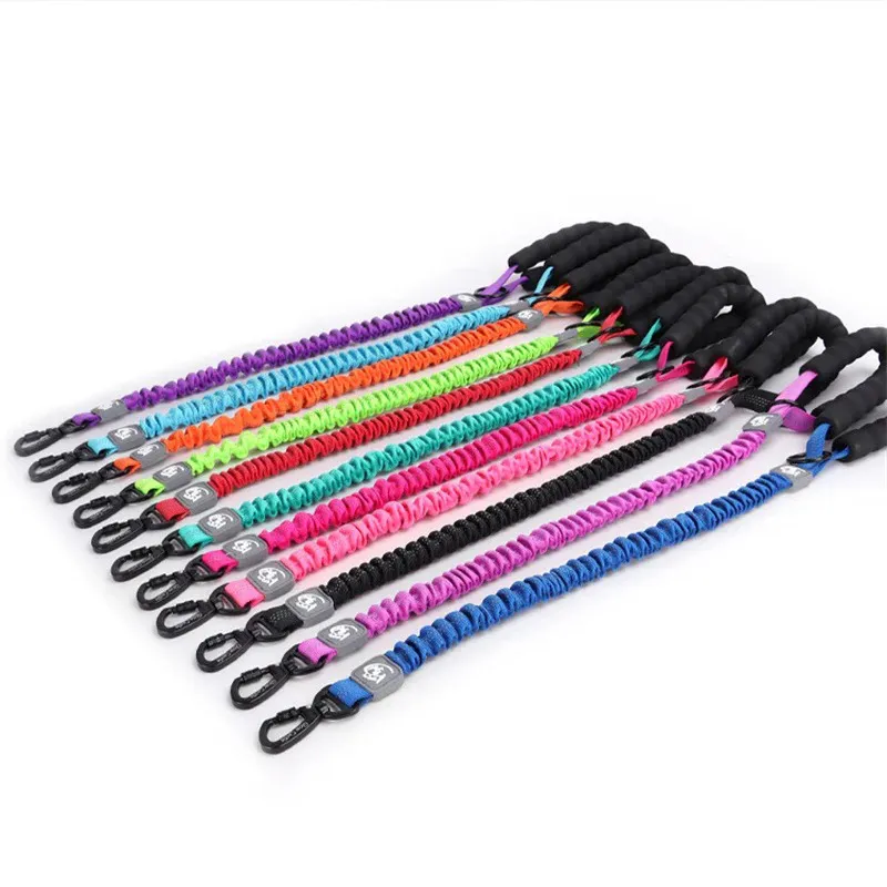 Bungee Leash,Heavy Duty Leash With Shock Absorption,Padded Handles Training Pet Leashes, Improved Dog Safety And Comfort_voghion.com