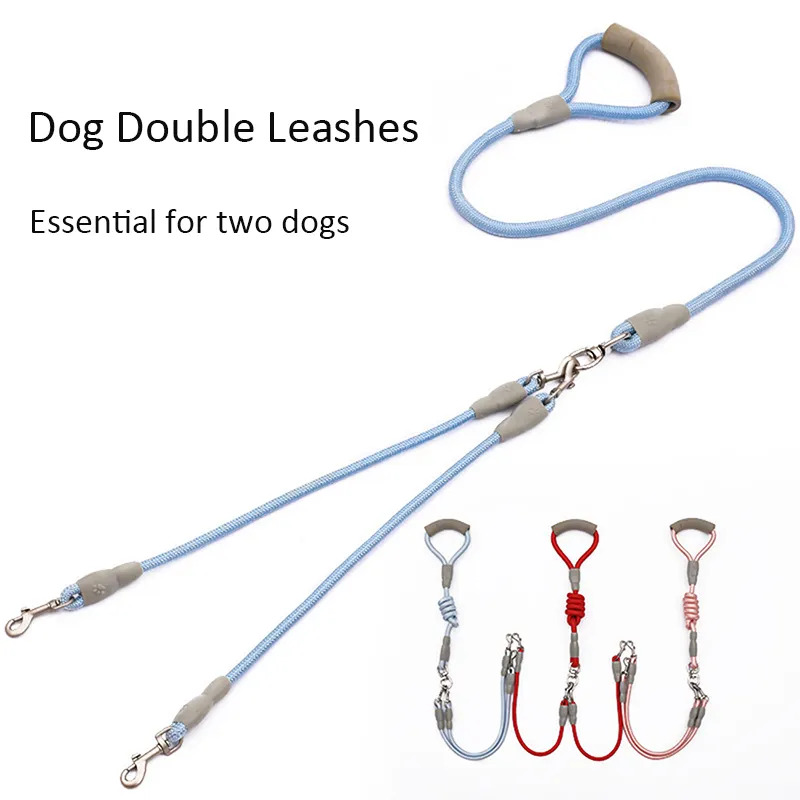 Illustration of Soft Dog Leash With Tangle Free Design