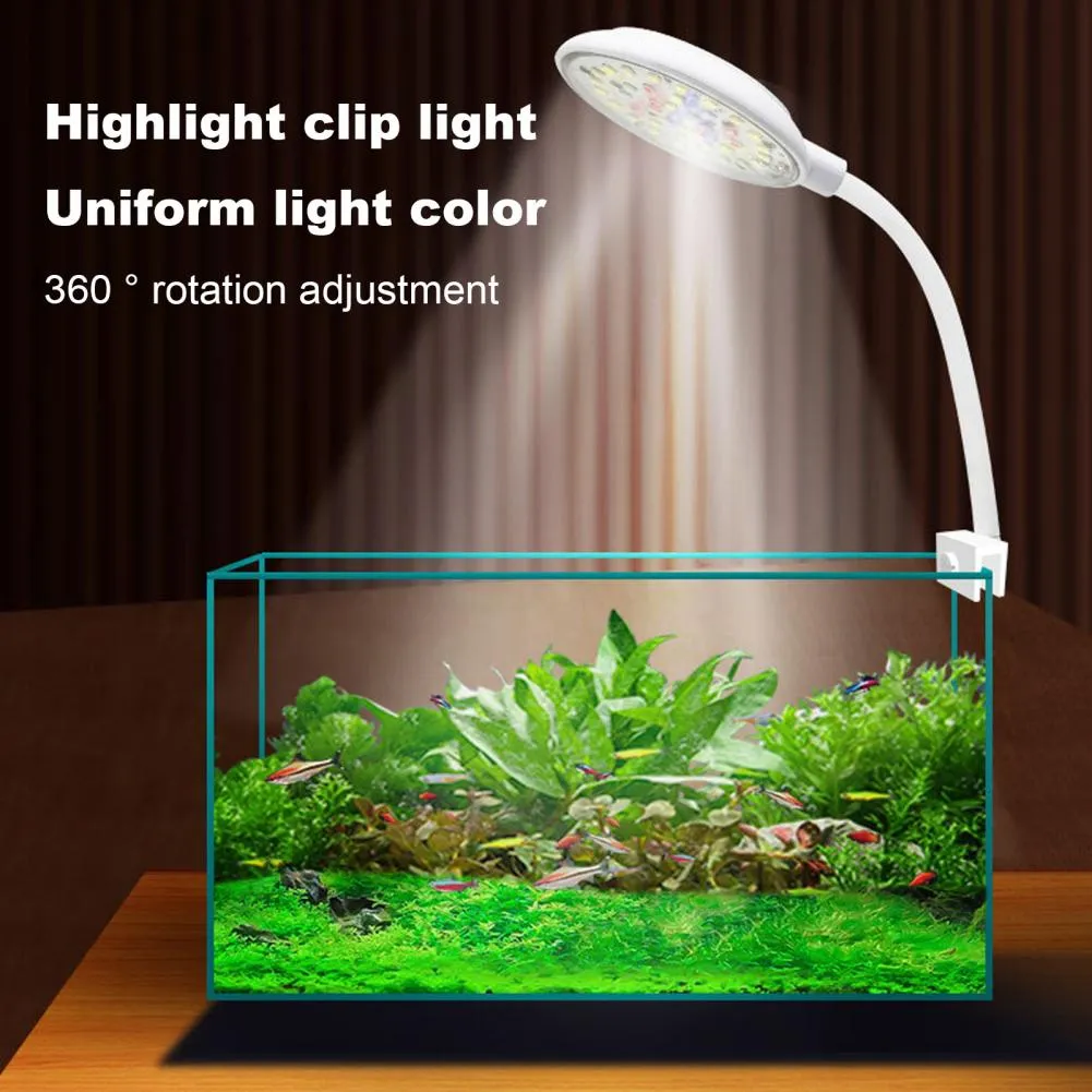 Adjustable Fish Tank Light, Energy Saving Aquarium Light With USB, 360°  Soft Connection Clip Lamp For Turtle From Dh1100072003, $13.06 In Bulk |  DHgate.Com, image size:1001x1001