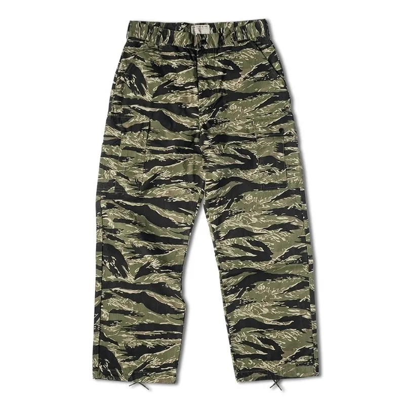 Mens Ripstop Cargo Pants - Tiger Stripe Camo, Tactical Utility