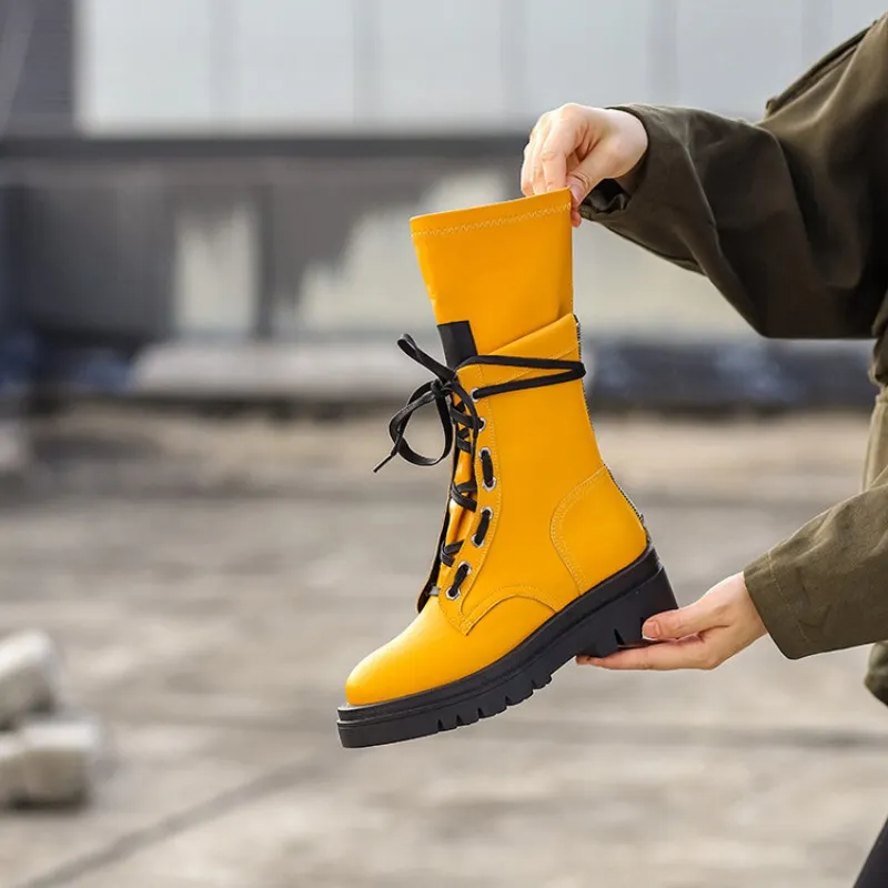 Black Cross Strap Short Boots - Stylish Low Heel Ankle Boots, Shop