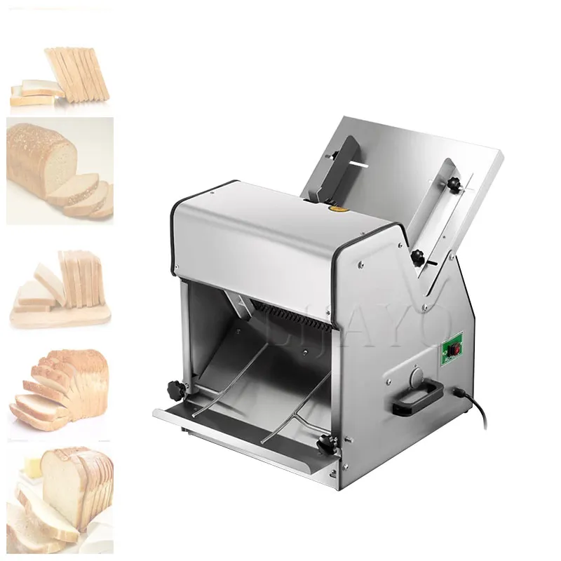 Automatic Bread Cutter Stainless Steel Electric Bread Slicing Machine Automatic Loaf Cutter ...