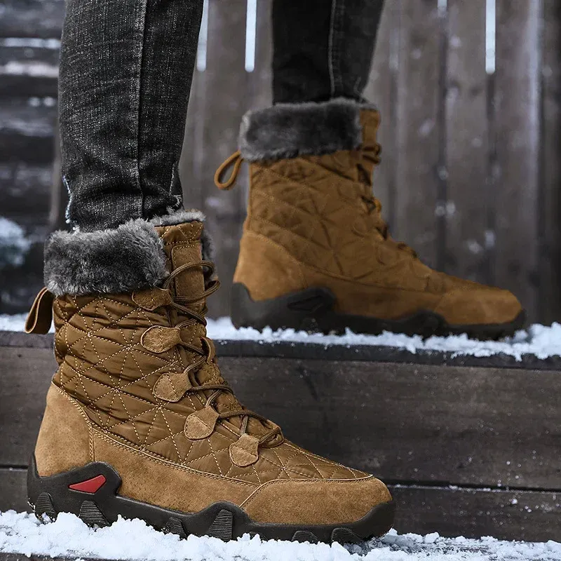 Mens Winter Boots Outdoor Velvet Comfortable Work  display picture 1