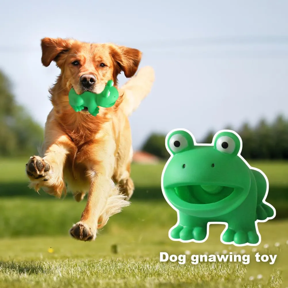Cartoon Frog Shaped Flipping Dog Toy With Sound Effects For Teeth And Molar Play Fun And Interactive Pet Chew Toy For Dogs From Dh1100062029 18.29 DHgate.Com