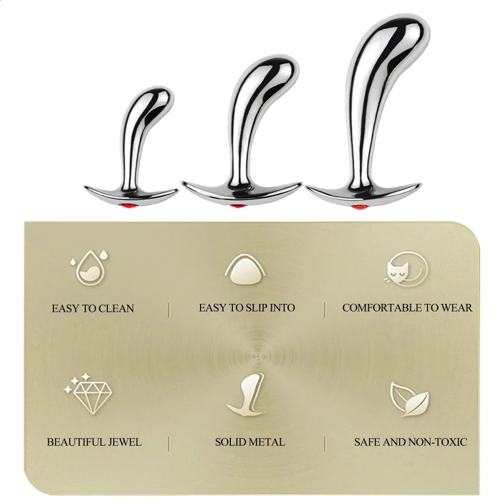 her first anal plug Anal Plug Metal Thumb Plug Stainless Steel Anal... From Junlong03, $9.35