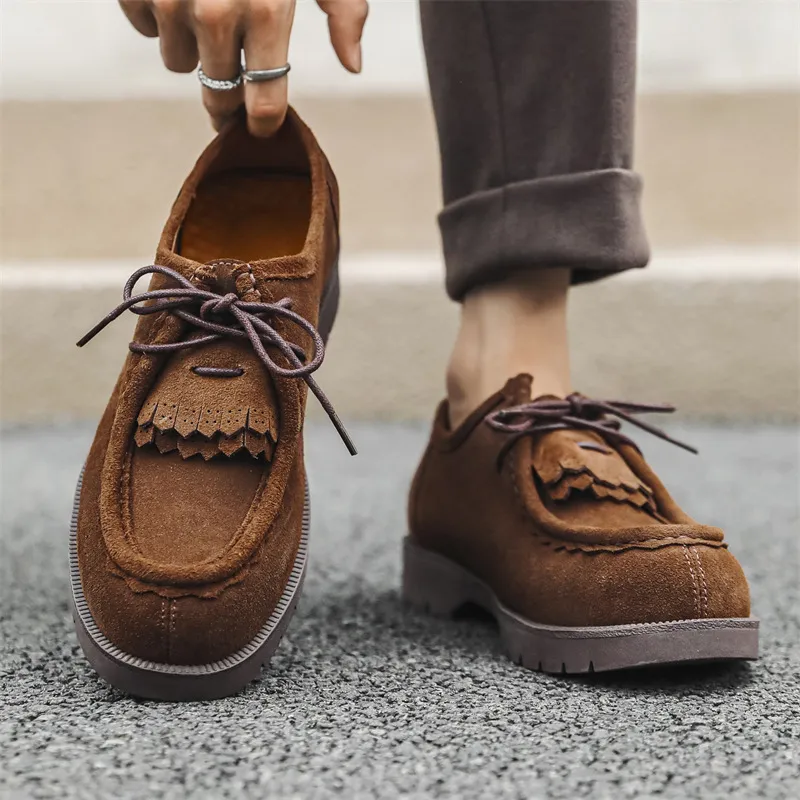 Premium Men's Suede Leather Shoes: British Style, Comfortable Autumn Dress Shoes - Shop Now! from Dhgate Casual Shoes - price 115.2 Premium Men's Suede Leather Shoes: British Style, Comfortable Autumn Dress Shoes - Shop Now! from Dhgate Casual Shoes - price 115.2