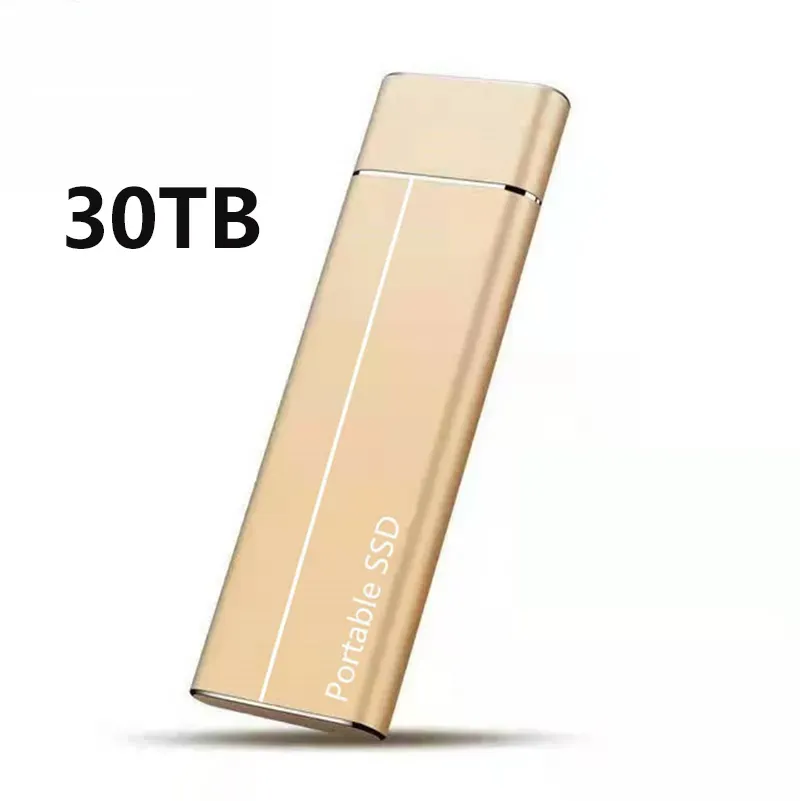 Hard Drives Protable Ssd Type-C Usb3.1 16Tb 4Tb 2Tb 1Tb High Speed 500Gb External Solid State Mobile Storage For Laptop Ps4 221105 Dro Otnld