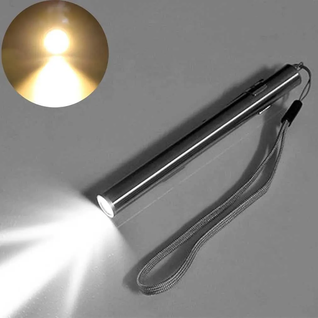 10000 Lumen Super Bright LED Rechargeable Pen Torch – USB Charging, Metal Body, Portable Flashlight With Battery