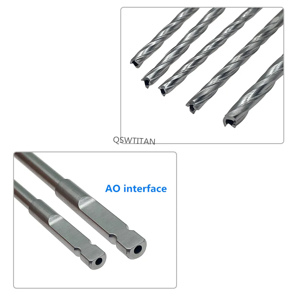 AO Cannulated Drill Bits – Hollow Orthopedic Surgical Instruments