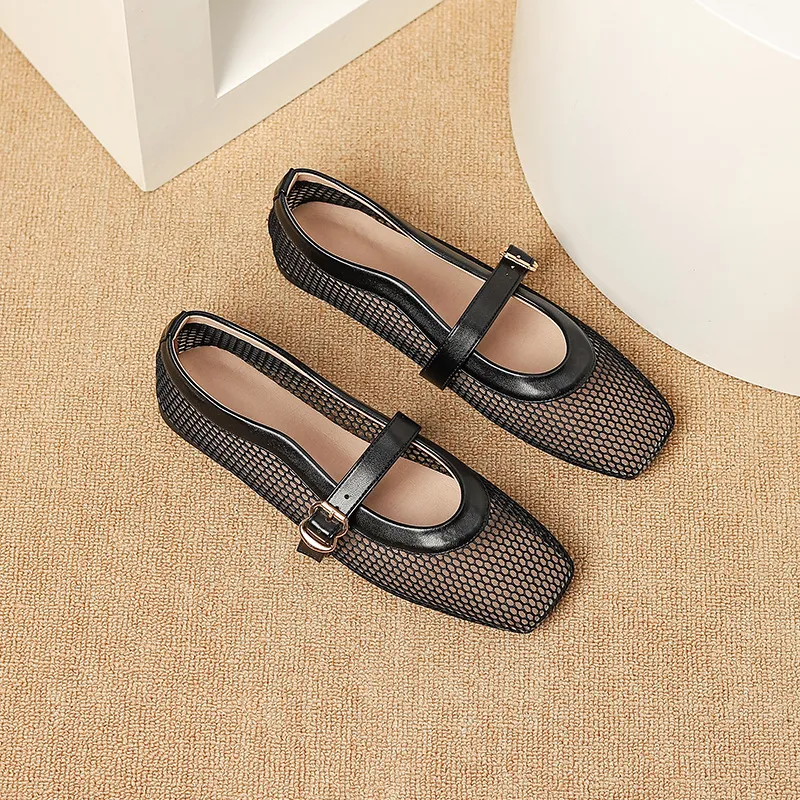 靴 CITYSHOP C ME Square toe mesh flat shoes 靴 CITYSHOP C ME Square toe mesh flat shoes 靴 CITYSHOP C ME