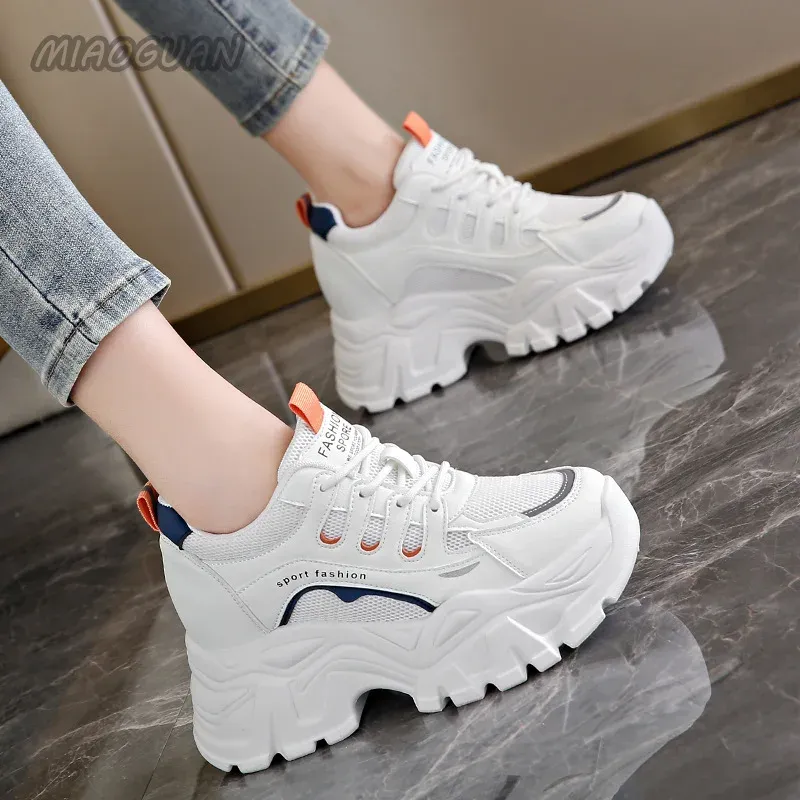 Save Big on Bulk Women's Sneaker With Platform Platform Tennis Shoes Women:  Breathable Mesh Sneakers For Women, Lightweight Lace Up Canvas Shoes With 