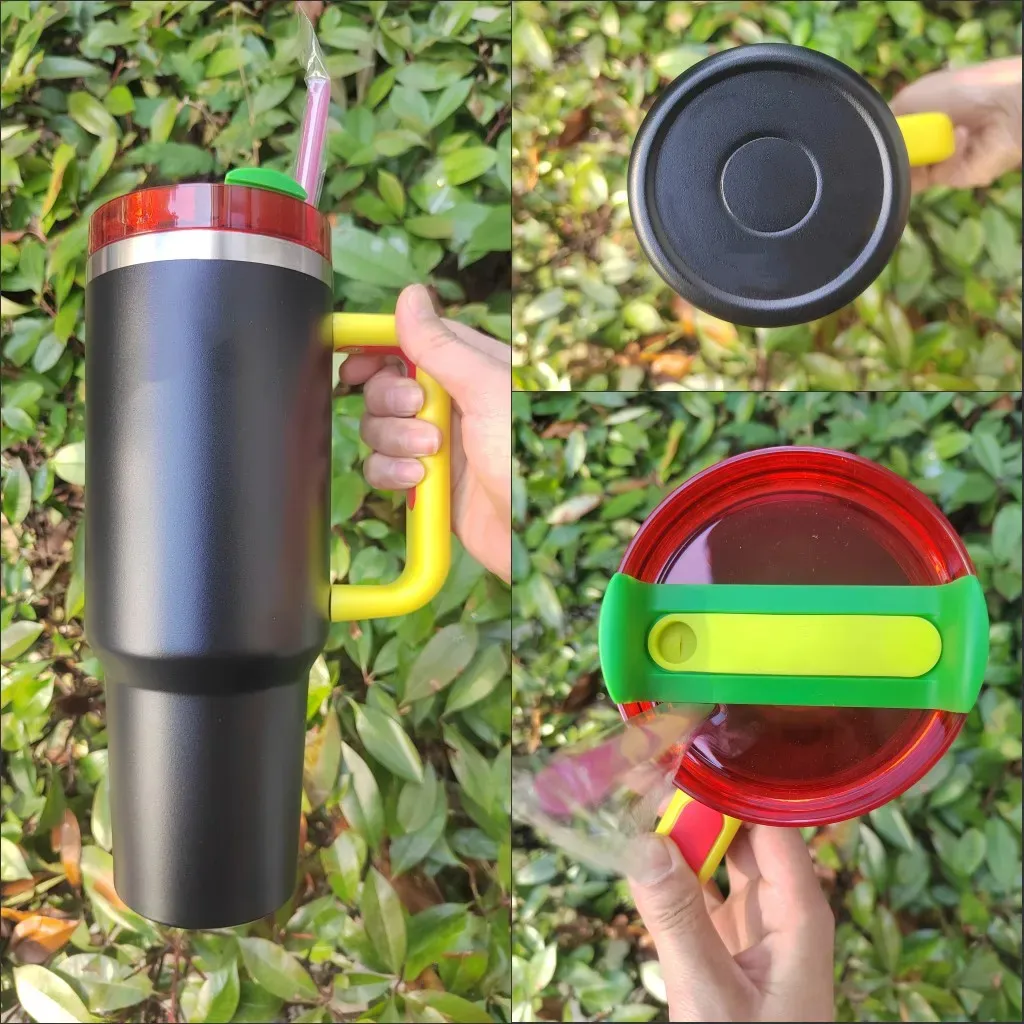 Grote Thermo Mok 1,2L met Deksel en Rietje - Geïsoleerde Stainless