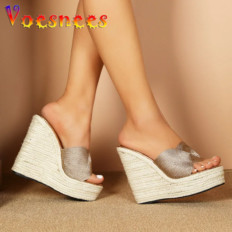 Rope Weave Straw Wedges Save Big On Bulk Outdoor High Heels