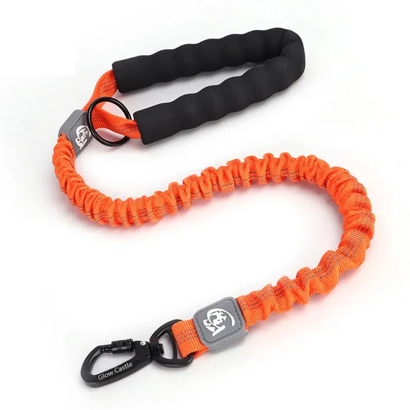 Bungee Dog Leash With Shock Absorption And Padded Handle For Dogs_voghion.com