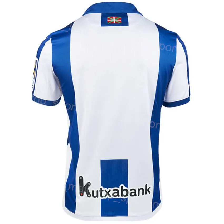 Club Mens Real Sociedad Soccer 14 Takefusa Kubo Jersey 18 Hamari Traore 4 Martin Zubimendi 23 Brais Mendez 1 Alex Remiro 22 Benat Turrientes Football