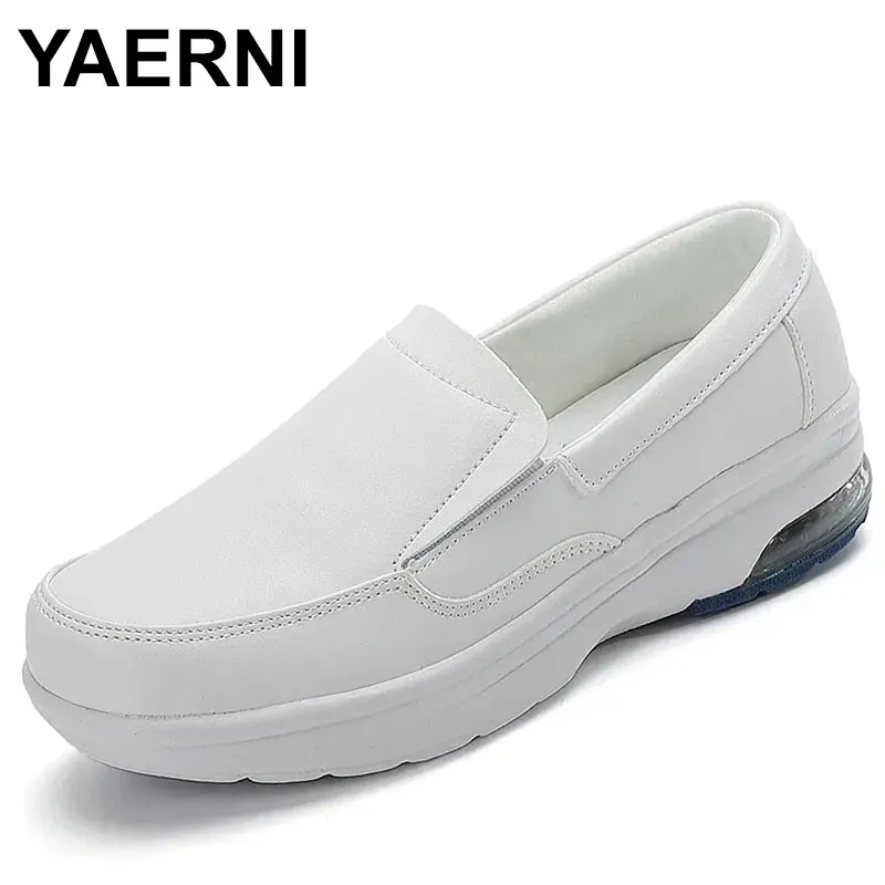 Save Big on Bulk Flat White Nurse Shoes White Leather Nurse Shoes: Women's  Lightweight Slip Resistant Work Shoes, Comfortable Flat Design, Ideal For 