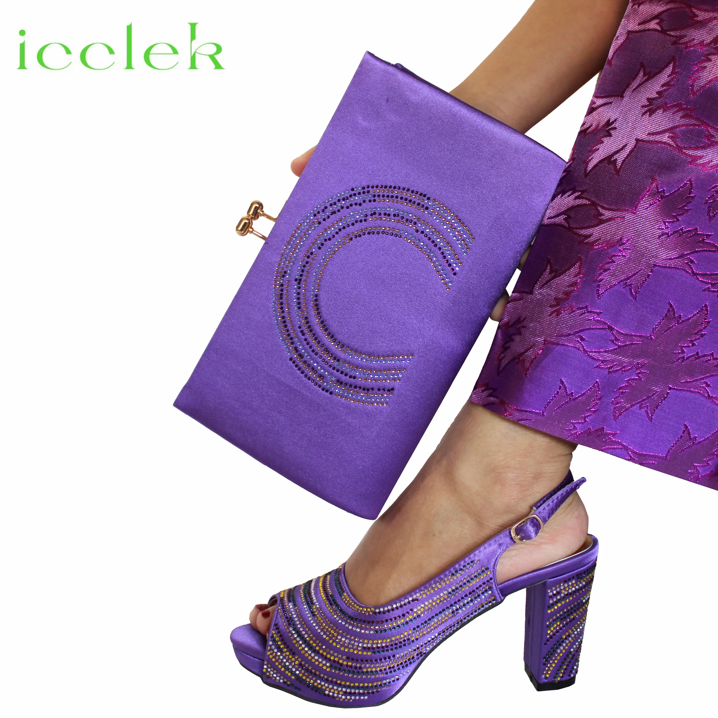 Ladies Purple Pumps Ladies Purple Pumps: Elegant Platform Heel