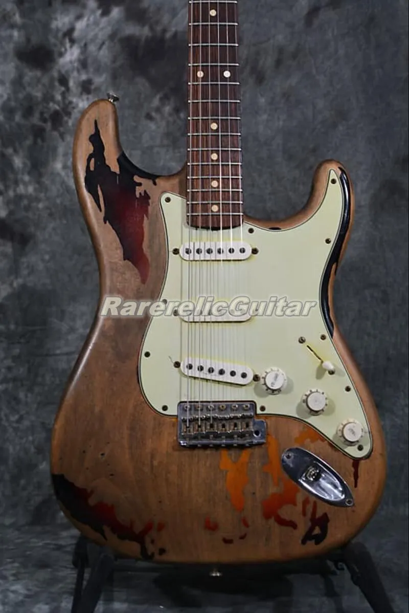 Sunburst Nitrocellulose Lacquer Electric Guitar - Alder Body
