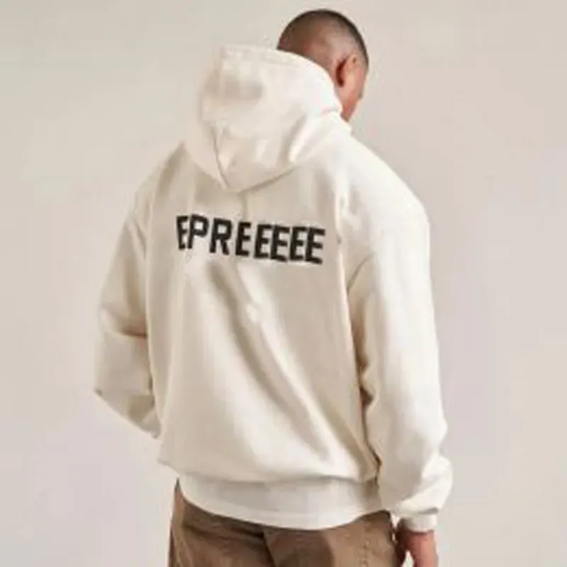 Vintage Cotton ufc hoodie for Men and Women High Quality Streetwear Pullover Sweatshirt with Reflective Detailing