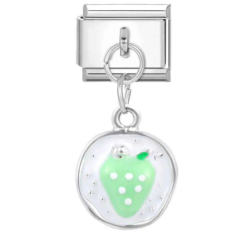 Nieuw damescadeau: hanger met paddenstoel en libelle, Italiaanse bedeltjes, schakels, geschikt voor een armband van 9 mm roestvrij staal._voghion.com