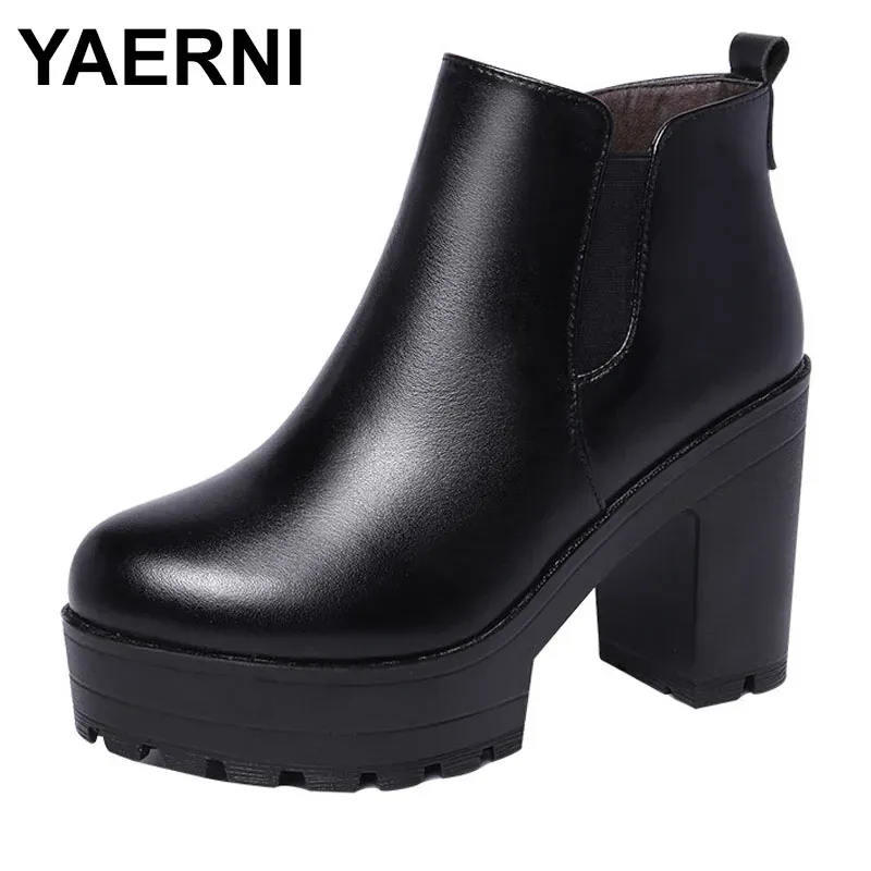 Winter Booties Women Platform High Heels 2024 New... From Dh424087, $27.61 