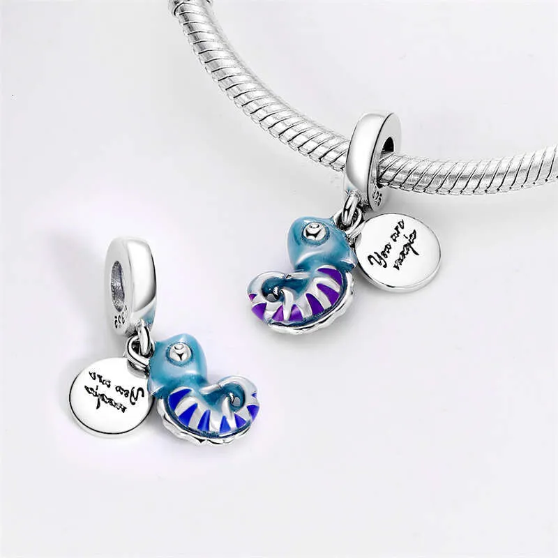 925 Sterling Silber Chamäleon Schmetterling Charm Für Armband_voghion.com