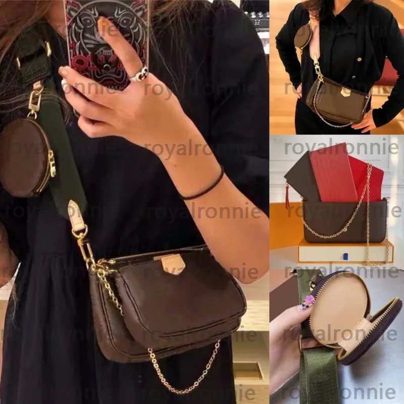 Petty Multi Set Shoulder Bags Luxury Designer Bags Three Pieces Wallets Bag Crossbody Purses Handbag Bag Designers Women Purse Luxurys Handbags Womens