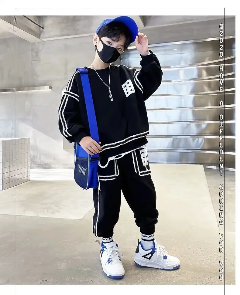 Boys Tracksuit Set - Kids Sportswear, Casual Street Clothes