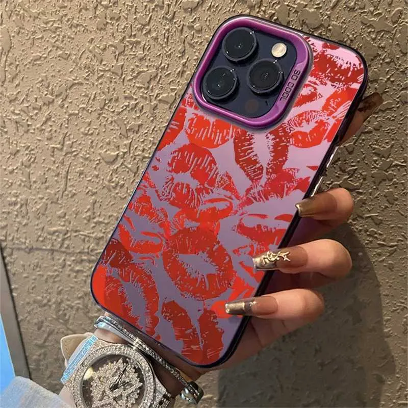 Coque Anti-choc Pour IPhone - Modèle GLAMOUR GIRL 23 - Blanc Mate, Plastique Rigide