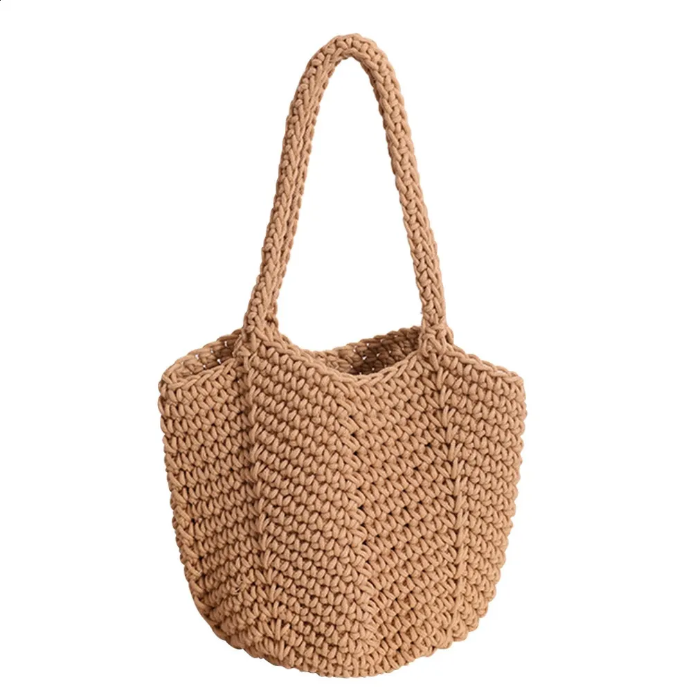 DHgate.com:Woven Korean Handbag | Retro Knitted Summer Tote
