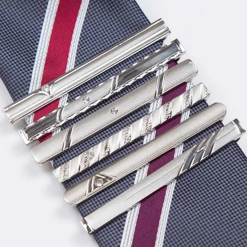 Picture Idea: Gold Mens Metal Necklace Bar Crystal Tie Clip For Formal