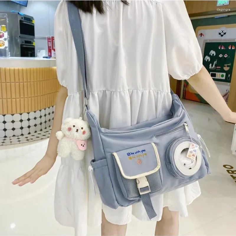 MMSC ♡ DHgate.com:Kawaii Embroidered Shoulder Bag - Vintage Style