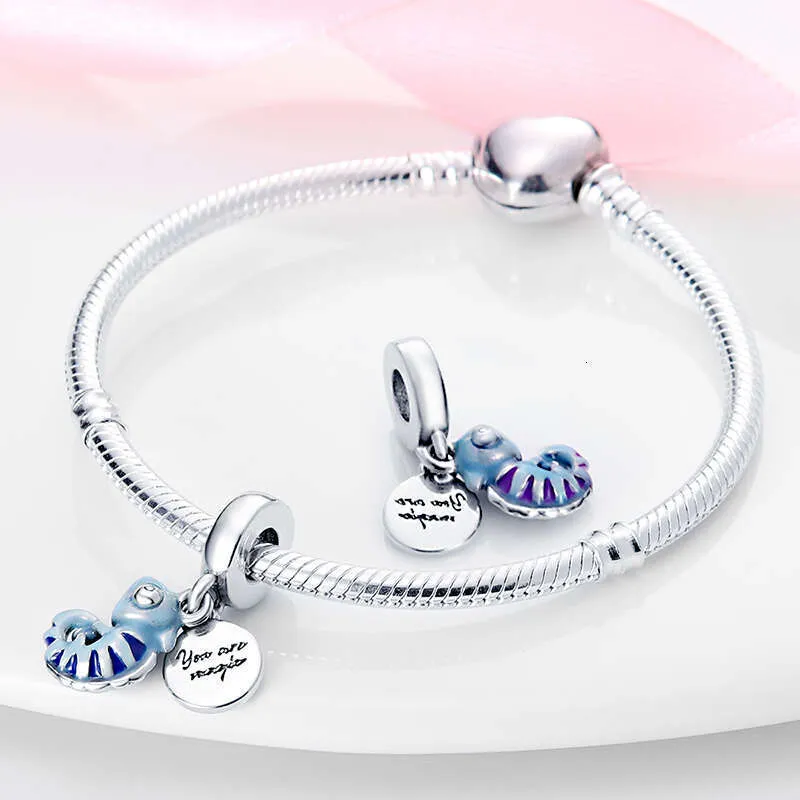 925 Sterling Silber Chamäleon Schmetterling Charm Für Armband_voghion.com