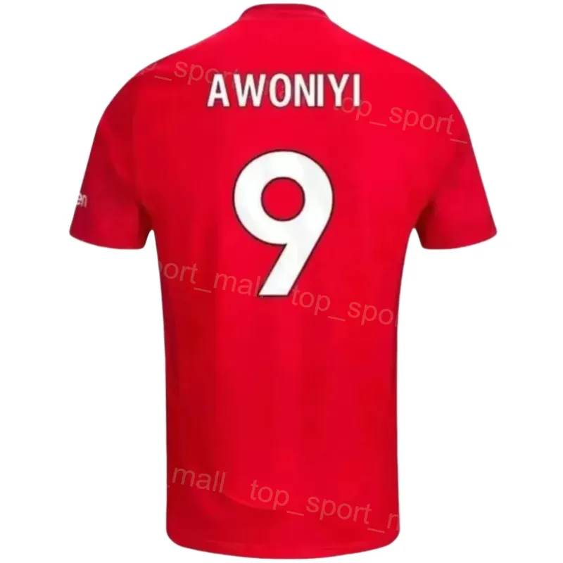 24−25 ノッティンガム・フォレス 10 番 ホワイト 2024-25 Nottingham Forest Match Issue Home Shirt Gibbs-White #10
