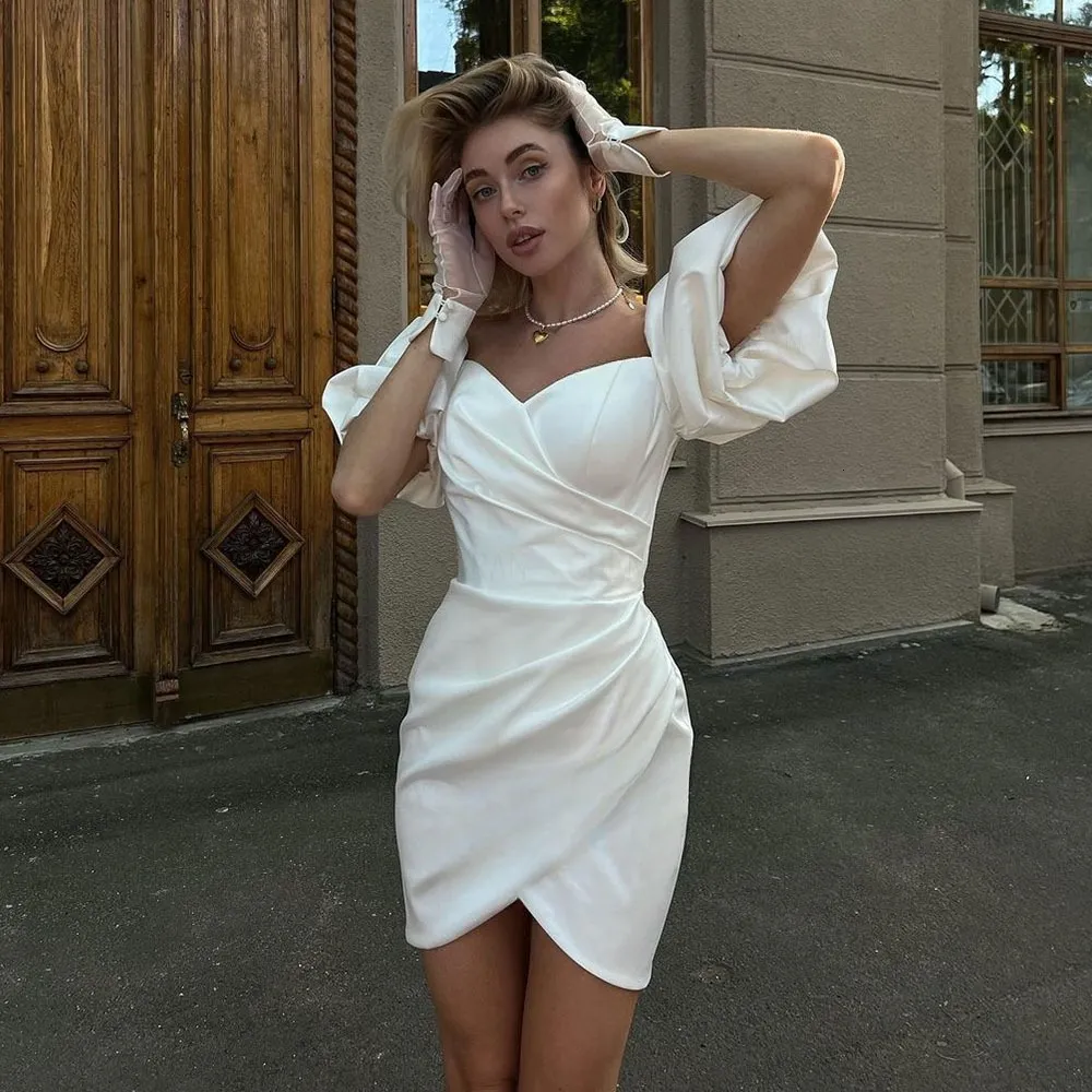Mini Off Shoulder Mermaid Wedding Dress with Lace Decoration and Satin  Material from Dhgate Street Style Dresses - price 105.9