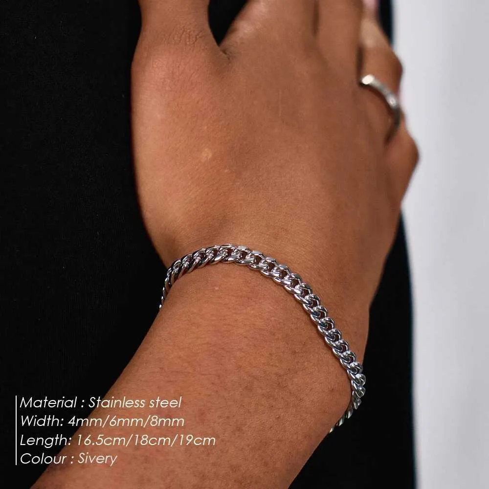 MIAMI Men's Stainless Steel Bracelet – Silver Chain Kada Cuff For Boys & Men, Stylish Gift - View #8