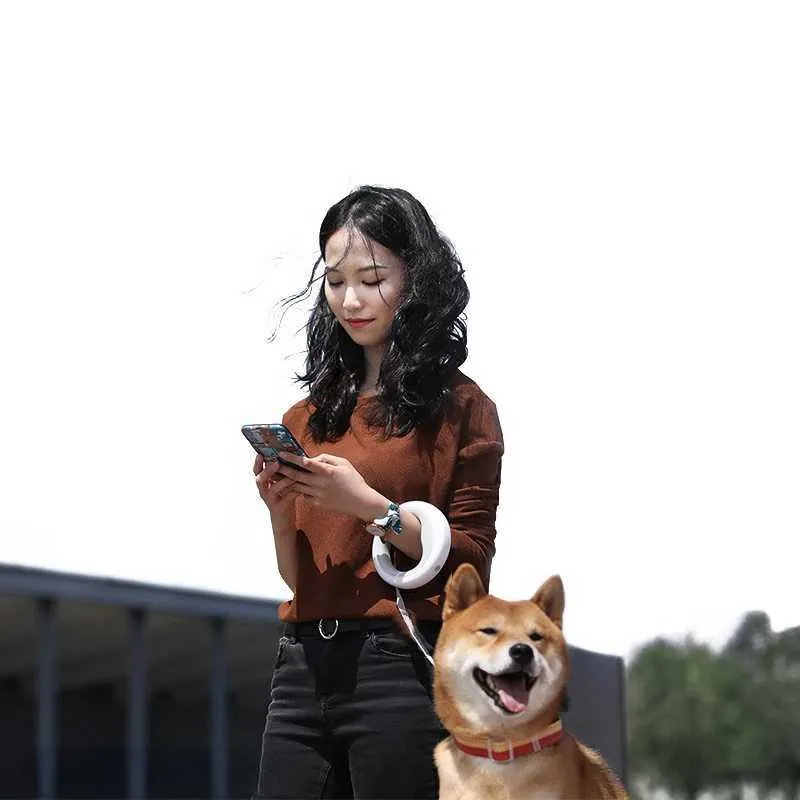 Newest MOESTAR Retractable Leash 2 Air 190g Dog Traction Rope 3M Length For 30KG Pet Withstand Max 950N Tensile Force_voghion.com