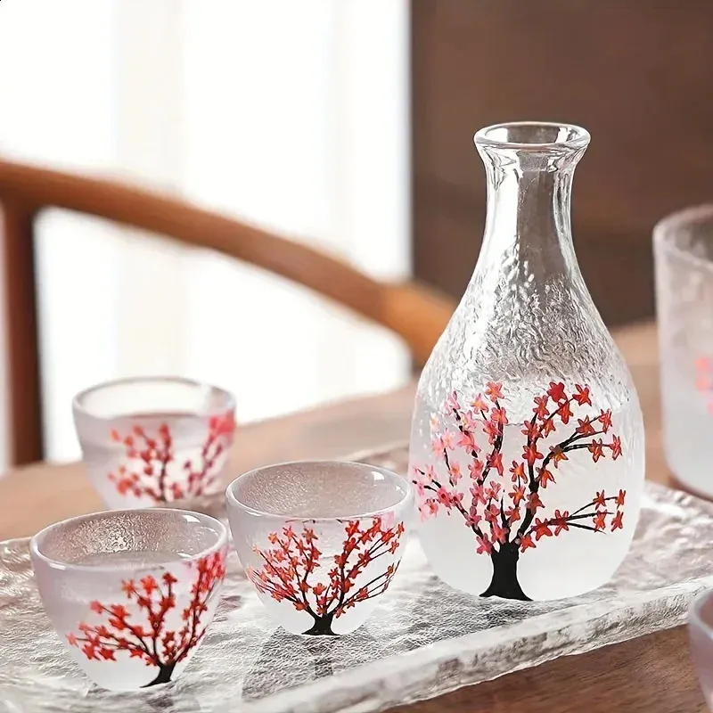 Japanese Flagon and Sakura Wine Glasses Set Handmade Antique Imitation  Glassware Small Sake Container Under 50ml Capacity from Dhgate Wine Glasses  - price 77.09