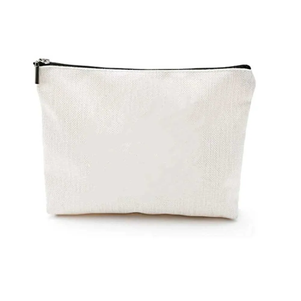 Blank Canvas Bags: Versatile Cotton Zipper Pouches For Sublimation